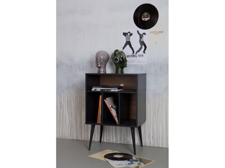 Woood James kasten - noten /  zwart - Afbeelding 3
