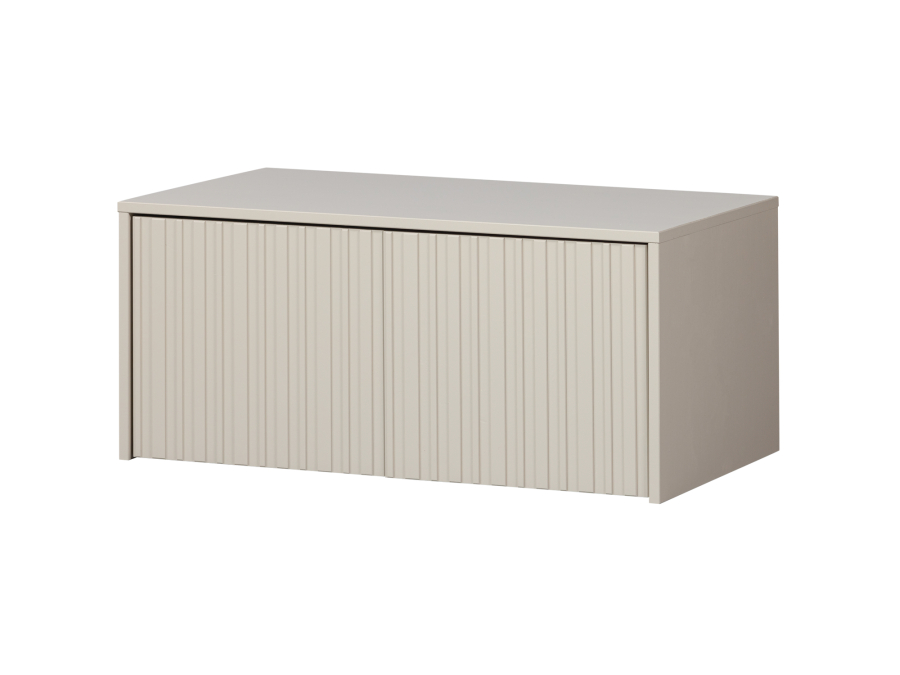 Woood New Gravure kistbank - grenen / dust