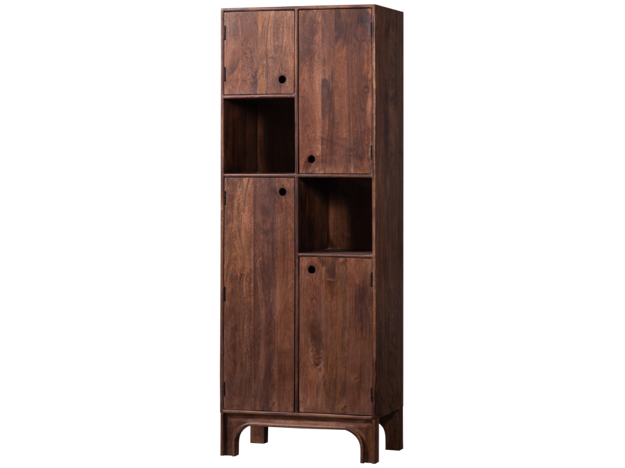 Woood Staes opbergkast - mango hout / walnoot
