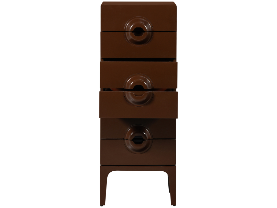 Woood Merge ladekast met 6 lades - hout bruin/rood - Afbeelding 5