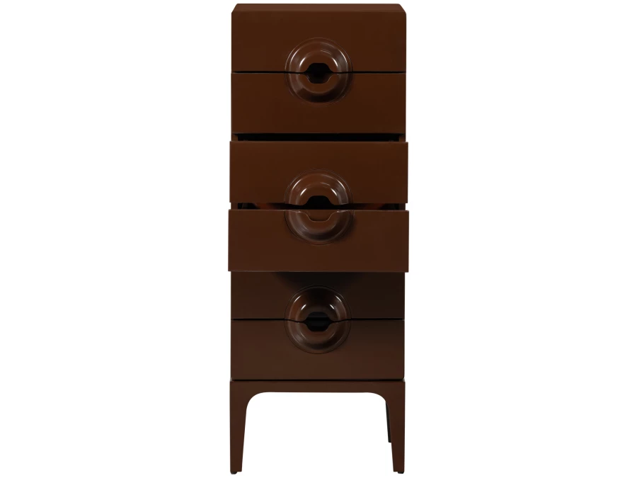 Woood Merge ladekast met 6 lades - hout bruin/rood - Afbeelding 5