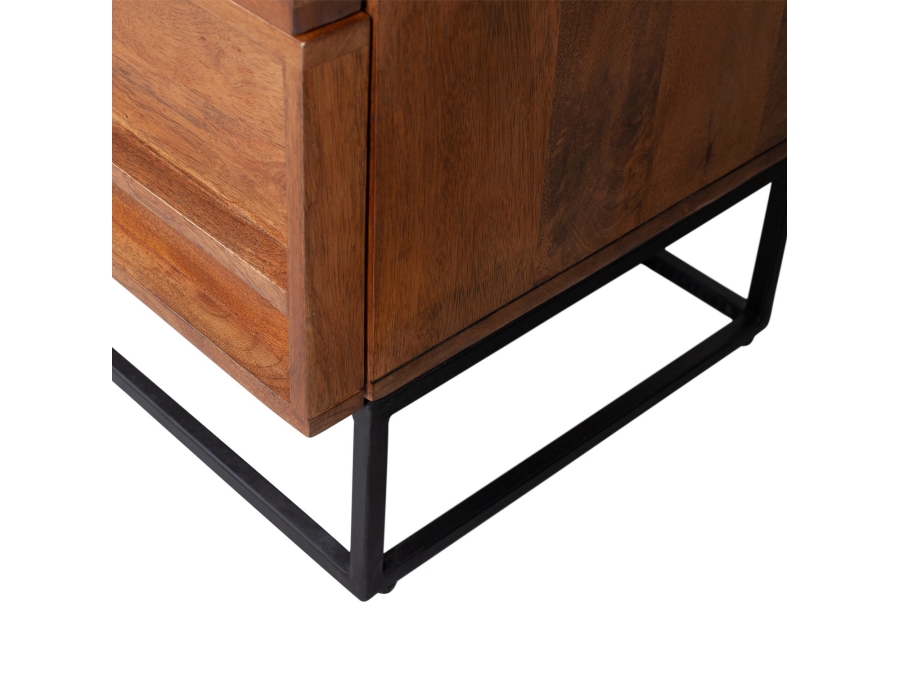 Woood Forrest 5-ladenkast - mango hout / naturel - Afbeelding 8