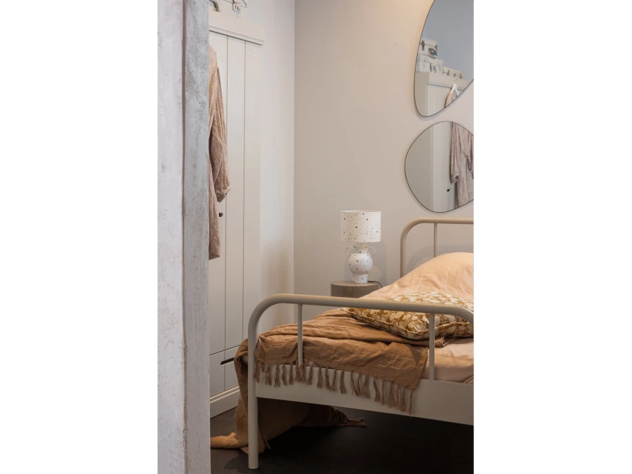 Woood Mata metalen bed 90x200 zand - Afbeelding 2