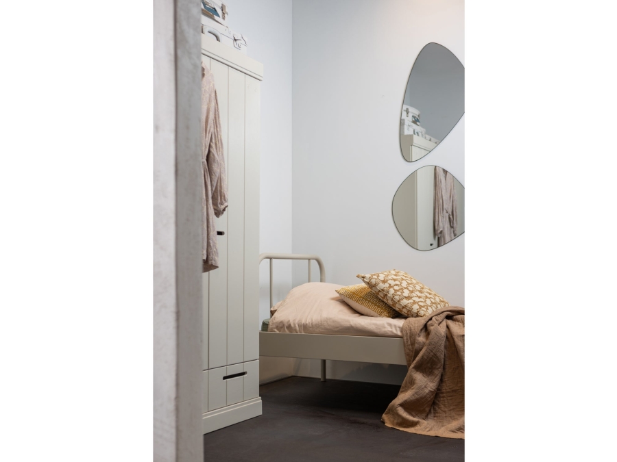 Woood Mata metalen bed 90x200 zand - Afbeelding 3