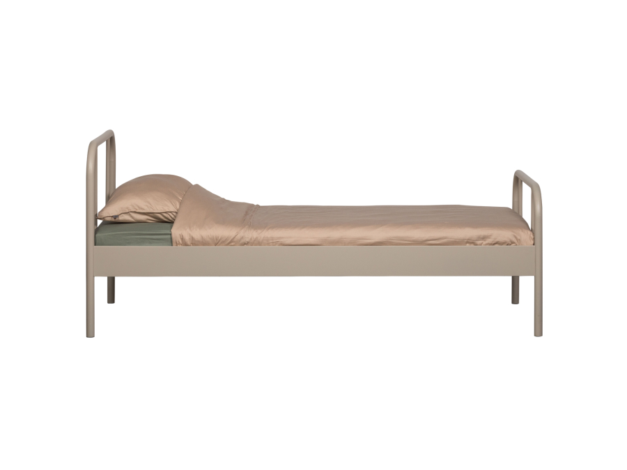 Woood Mata metalen bed 90x200 zand - Afbeelding 4