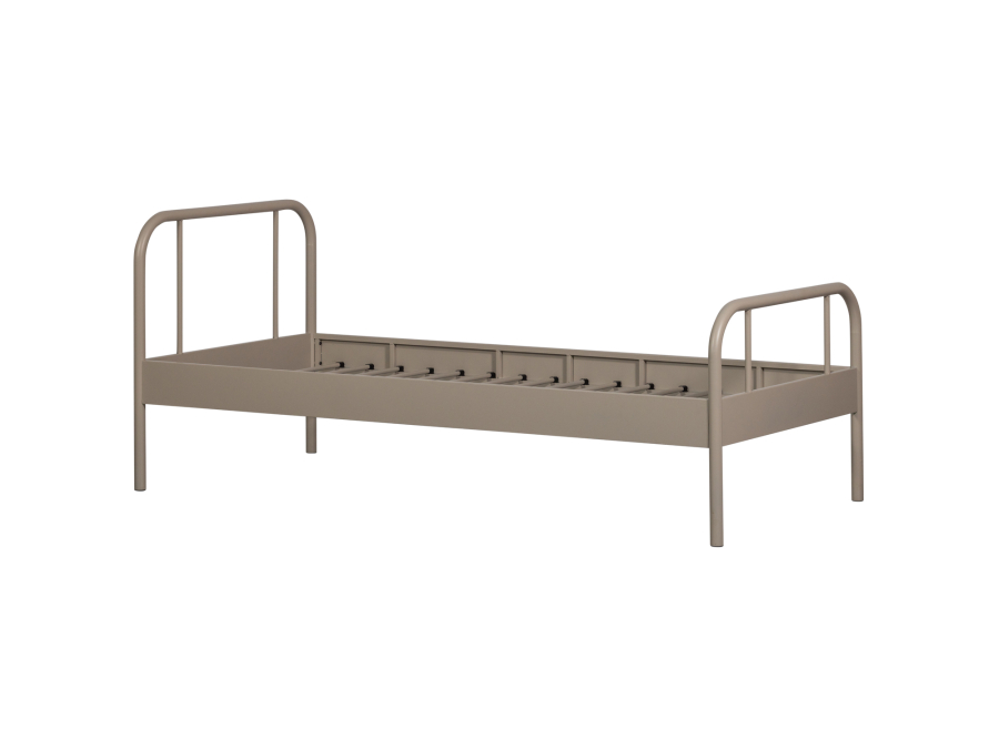 Woood Mata metalen bed 90x200 zand - Afbeelding 6