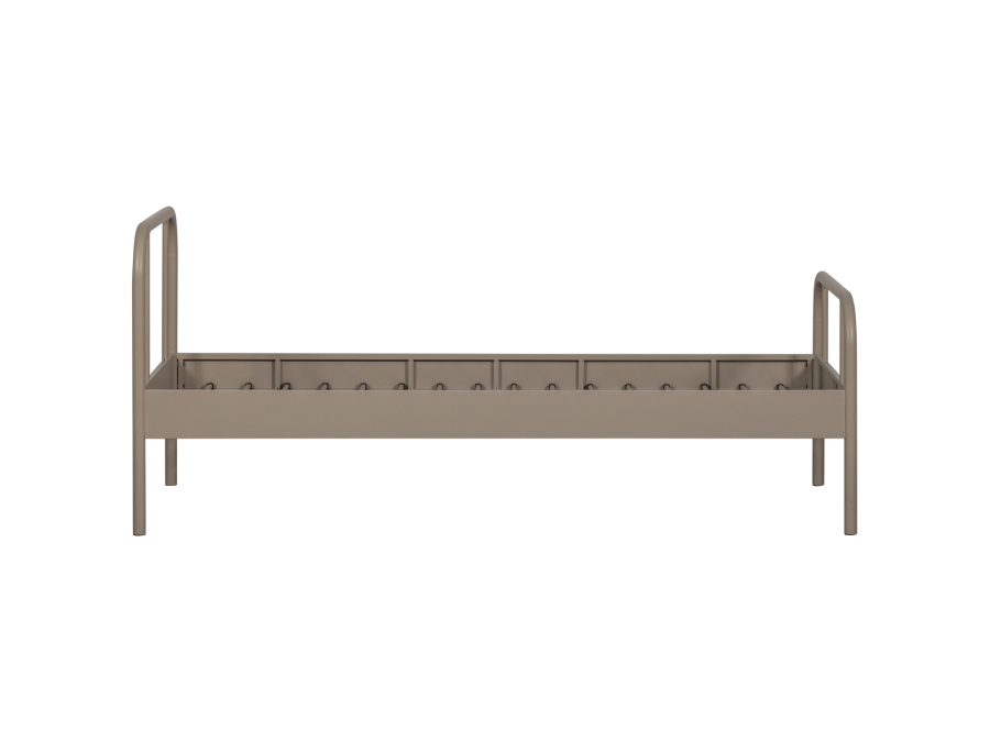 Woood Mata metalen bed 90x200 zand - Afbeelding 5