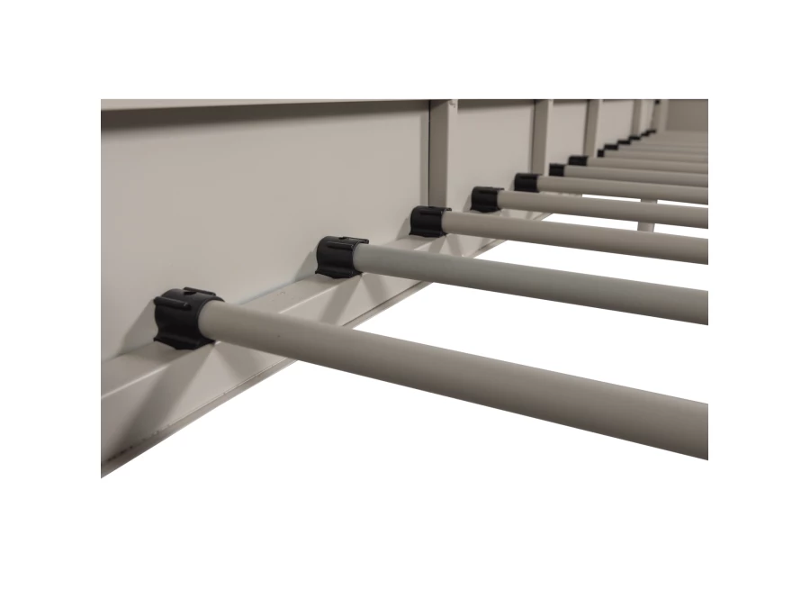 Woood Mata metalen bed 90x200 zand - Afbeelding 8