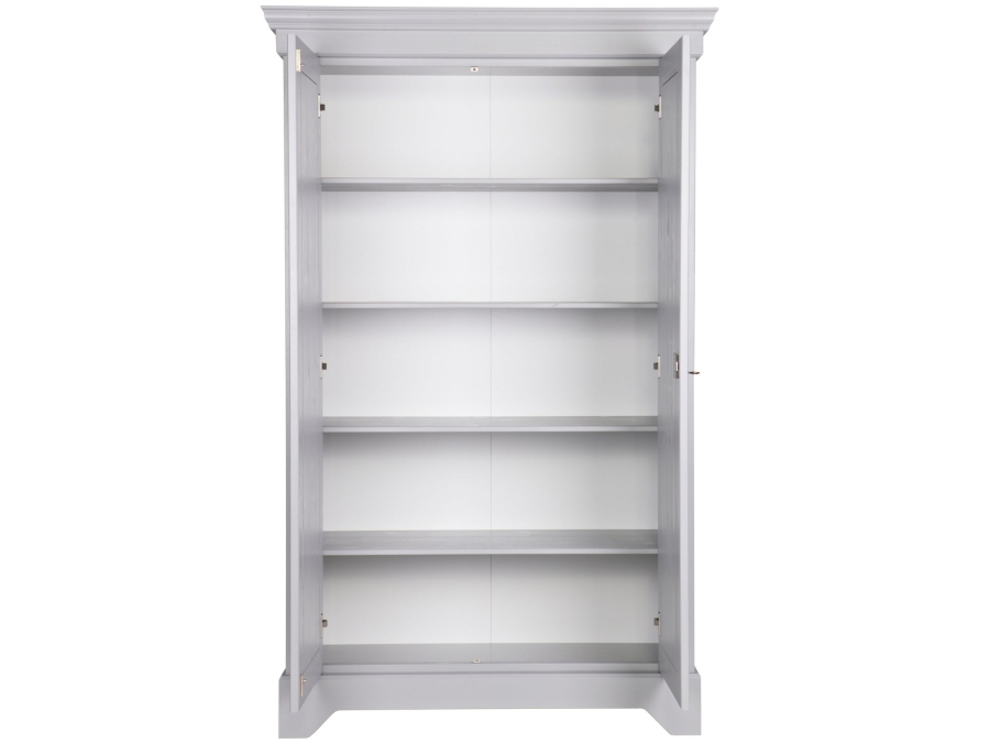 Woood Isabel brocante kast - grenen / betongrijs - Afbeelding 5