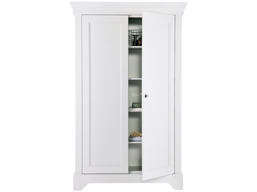 Woood Isabel brocante kast - grenen / wit - Afbeelding 6