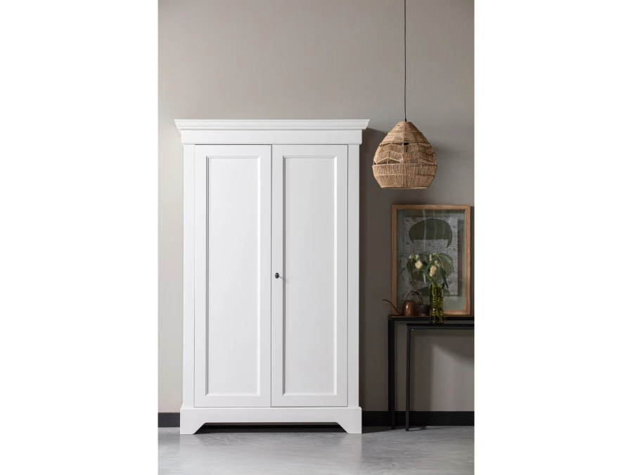 Woood Isabel brocante kast - grenen / wit - Afbeelding 3