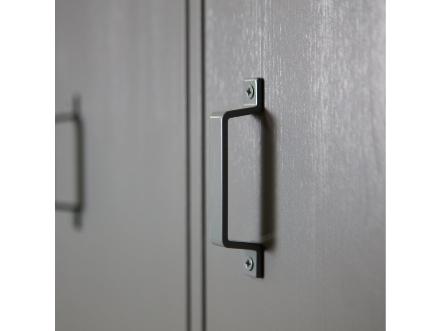 Woood Stijn 2-deurs lockerkast - steel grey - Afbeelding 6