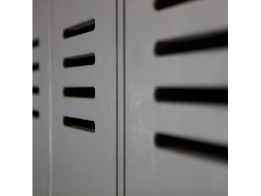 Woood Stijn 2-deurs lockerkast - steel grey - Afbeelding 7