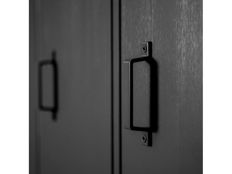 Woood Stijn 2-deurs lockerkast - zwart - Afbeelding 7