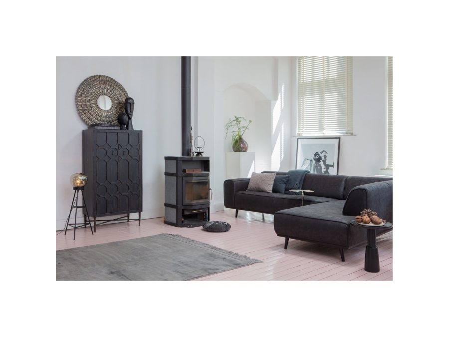 BePureHome Bequest opbergkast - hout / zwart - Afbeelding 2