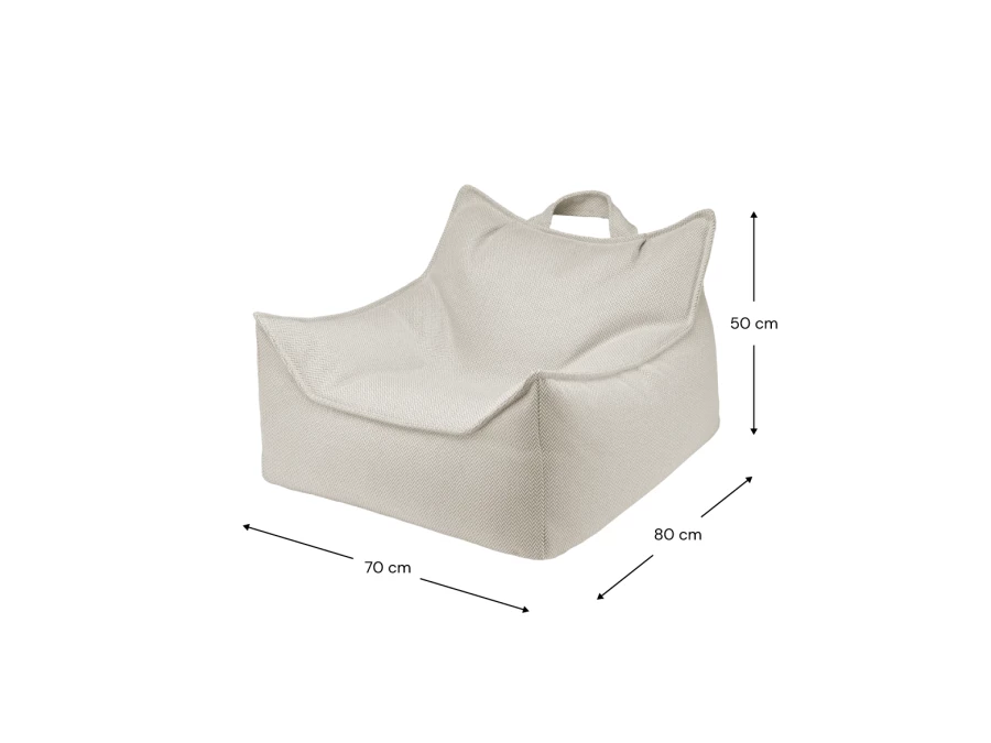 WigiWama Outdoor beanbag chair - Terra - Afbeelding 3