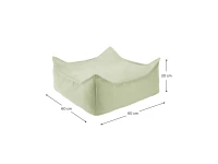 WigiWama Outdoor square ottoman - Herba - Afbeelding 3