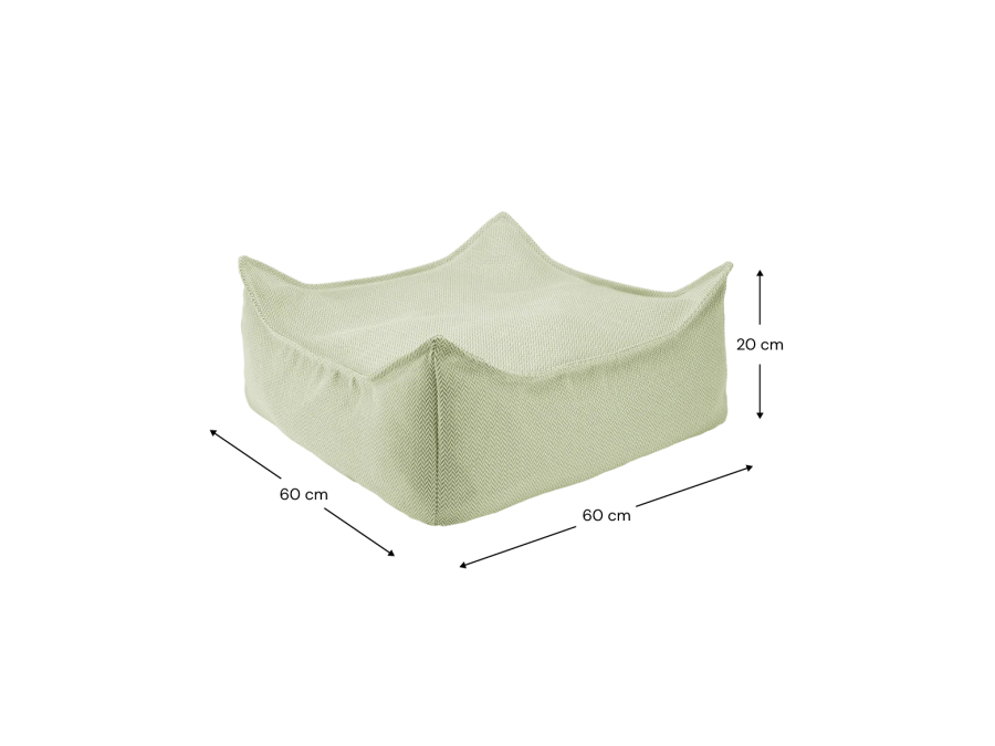WigiWama Outdoor square ottoman - Herba - Afbeelding 3