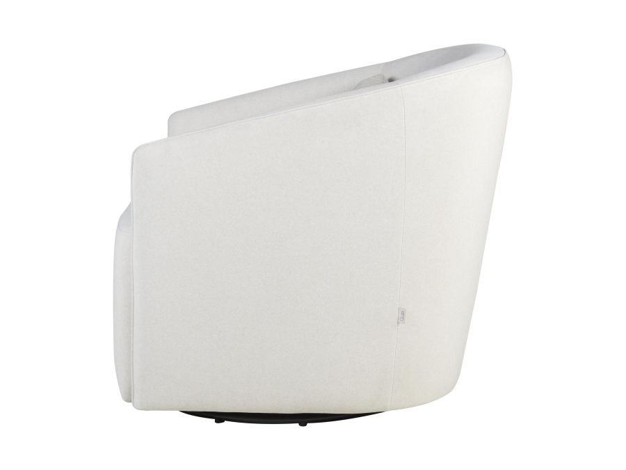Quax Gomi swivel & gliding chair Mohair beige - Afbeelding 3