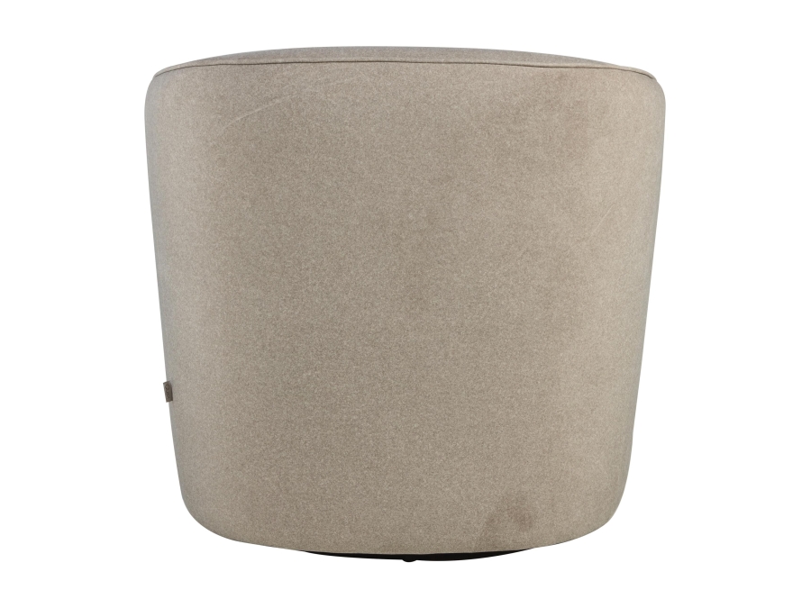 Quax Gomi swivel & gliding chair Mohair latte - Afbeelding 4