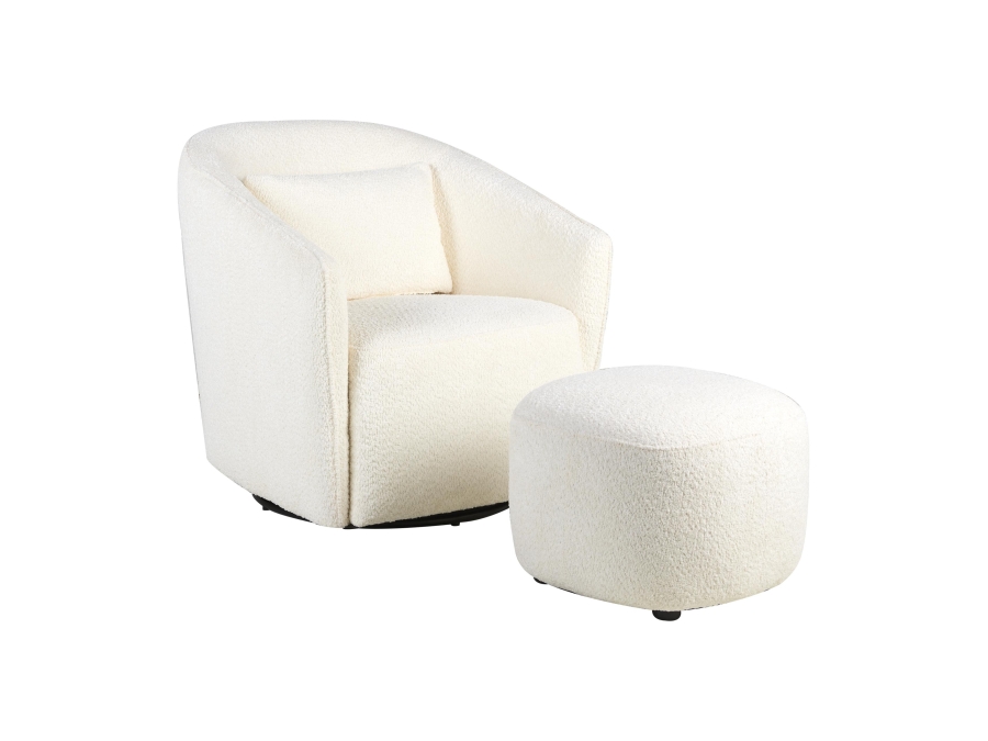 Quax Gomi ottoman chair Cream - Afbeelding 2