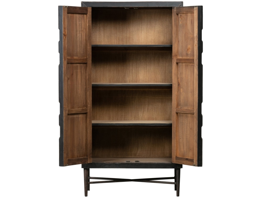 BePureHome Bequest opbergkast - hout / zwart - Afbeelding 5