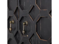 Woood bequest hoge kast - hout / zwart - Afbeelding 7