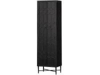 Woood bequest hoge kast - hout / zwart