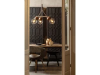 Woood bequest hoge kast - hout / zwart - Afbeelding 3