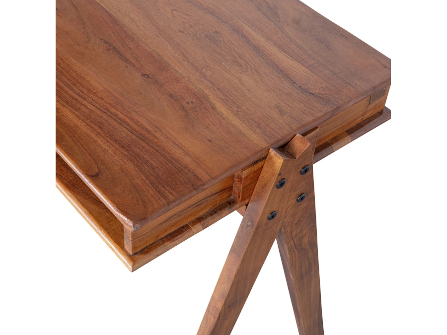BePureHome Compartment bureau hout bruin - Afbeelding 5