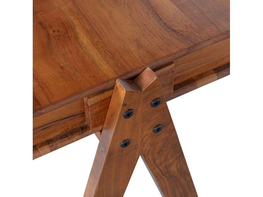 BePureHome Compartment bureau hout bruin - Afbeelding 6