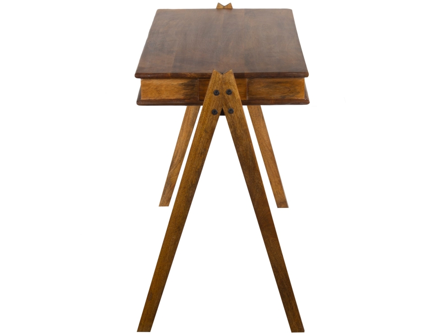 BePureHome Compartment bureau hout bruin - Afbeelding 4