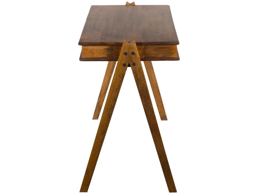BePureHome Compartment bureau hout bruin - Afbeelding 4