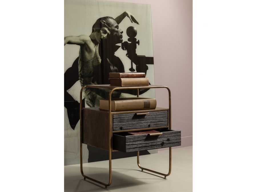 BePureHome Polite nachtkastje - antique brass - Afbeelding 2