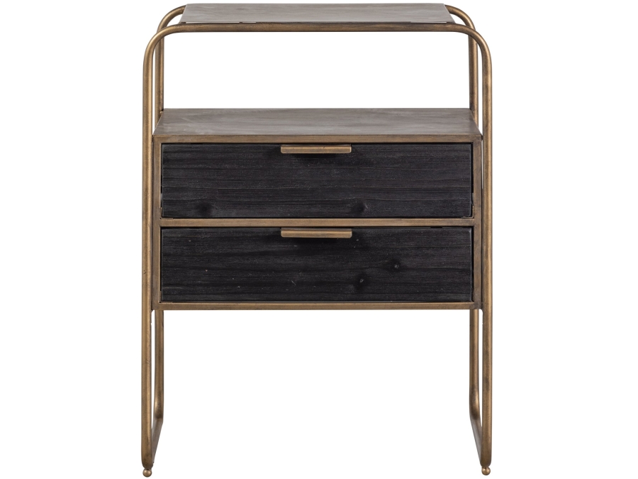 BePureHome Polite nachtkastje - antique brass - Afbeelding 3