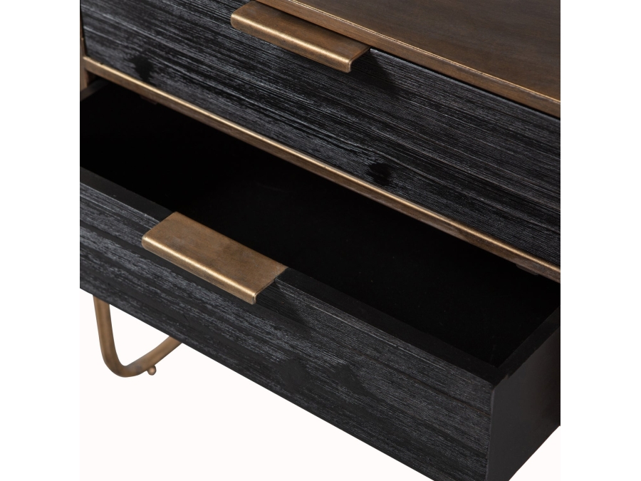 BePureHome Polite nachtkastje - antique brass - Afbeelding 7