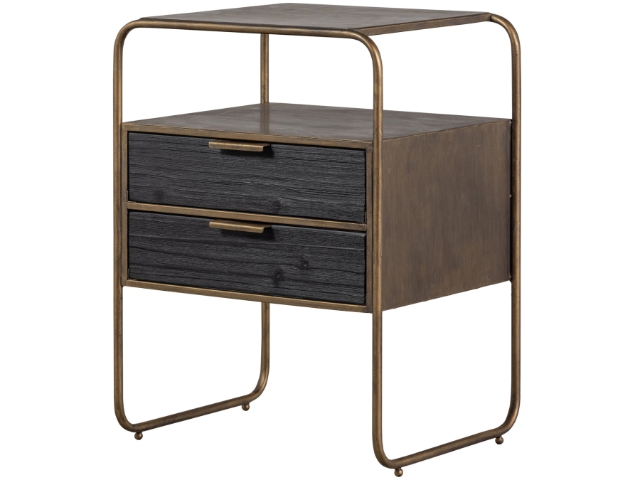 BePureHome Polite nachtkastje - antique brass