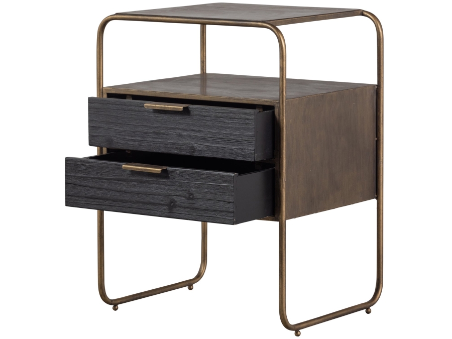 BePureHome Polite nachtkastje - antique brass - Afbeelding 5