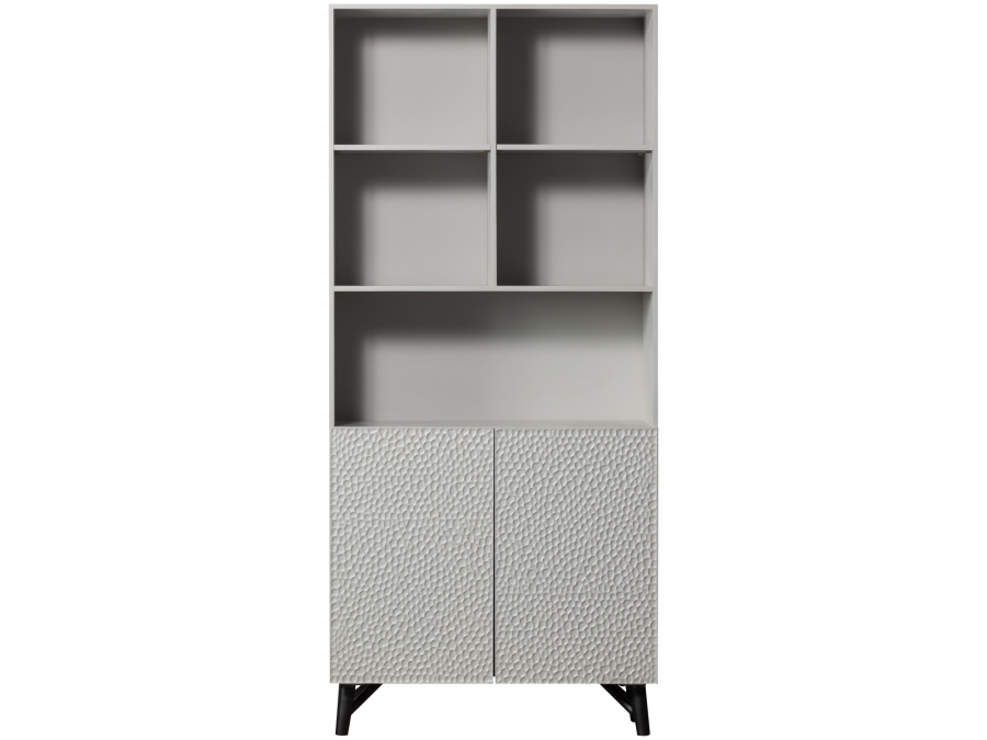 BePureHome Carved organic 2-deurs opbergkast - mist - Afbeelding 4