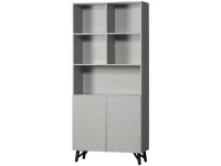 BePureHome Carved organic 2-deurs opbergkast - mist