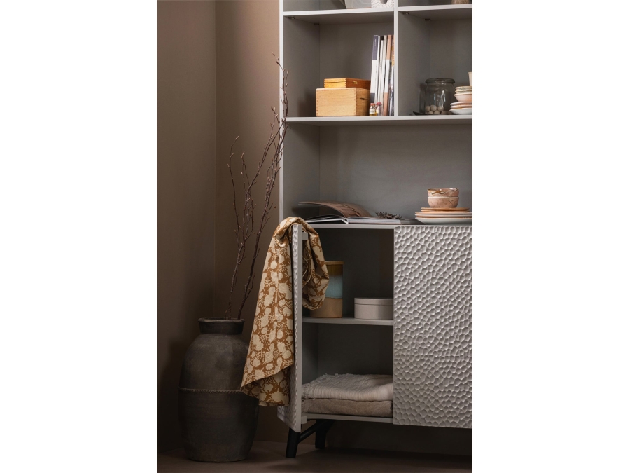 BePureHome Carved organic 2-deurs opbergkast - mist - Afbeelding 2
