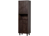 BePureHome Draw 4-deurs opbergkast met open vak - mango hout / walnoot