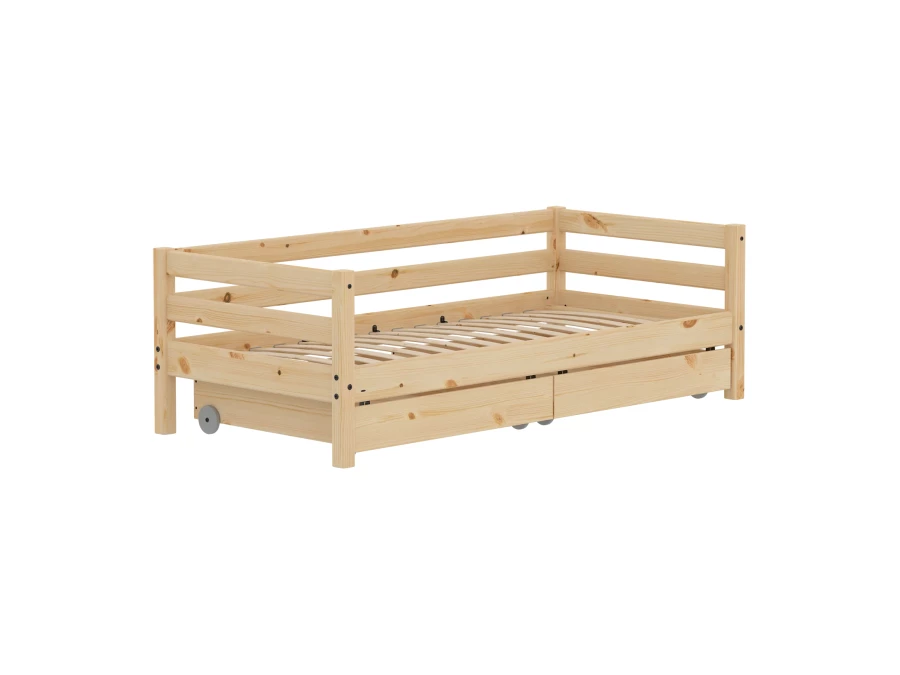 Flexa Classic RAW bedbank met opberglades 90x200 grenen - Afbeelding 3