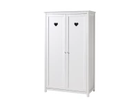 Vipack Amori bed met nachtkastje en 2-deurs kledingkast - Afbeelding 5