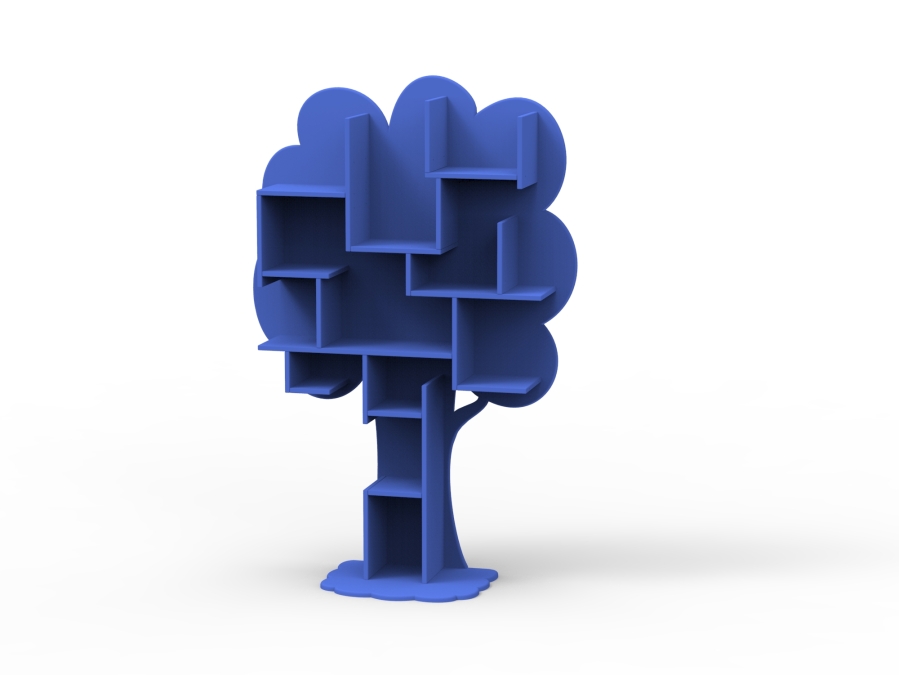 Mathy by Bols Louane boom boekenkast - marseille blauw