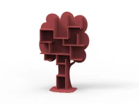 Mathy by Bols Louane boom boekenkast - marsala