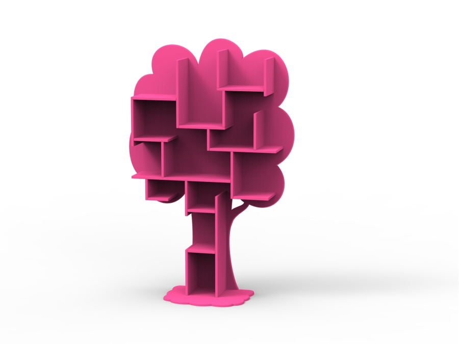 Mathy by Bols Louane boom boekenkast - zomer roze