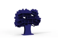 Mathy by Bols Tess grote boom boekenkast - atlantisch blauw