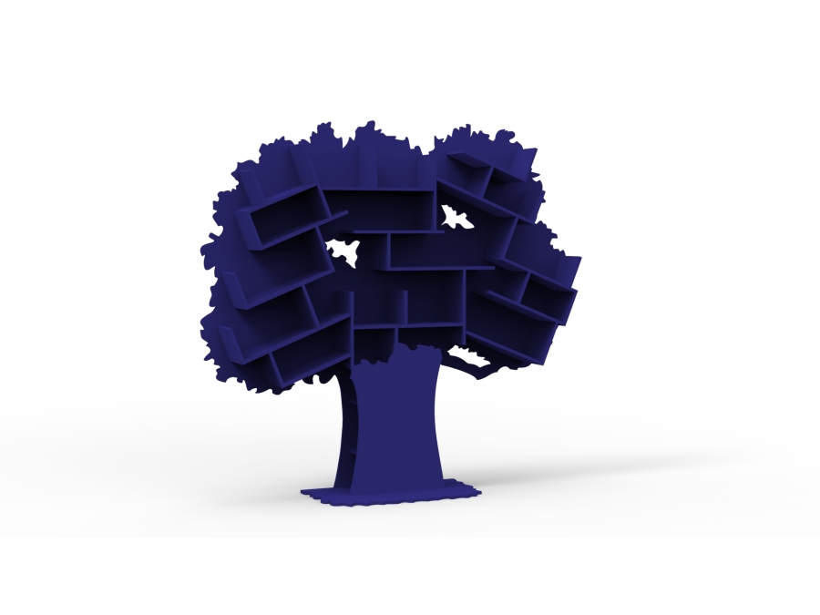Mathy by Bols Tess grote boom boekenkast - atlantisch blauw