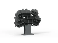 Mathy by Bols Tess grote boom boekenkast - basalt grijs